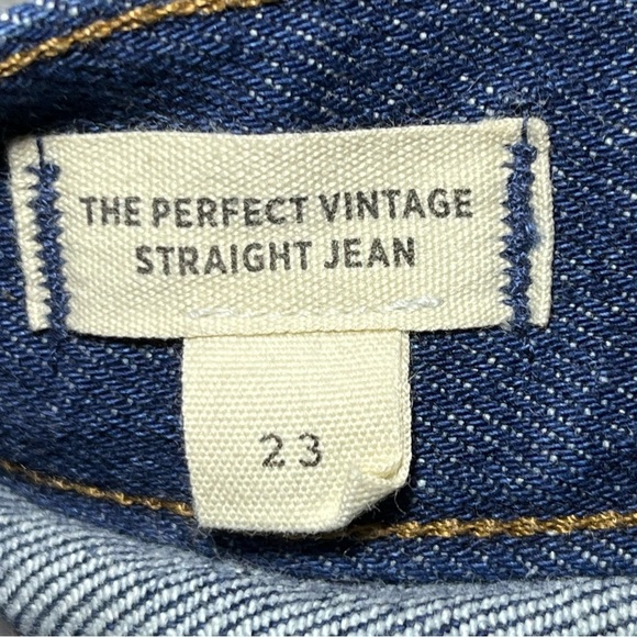 Madewell The Perfect Vintage Straight Jean Greenhaven Wash Women’s Size 23 Denim - Picture 5 of 14
